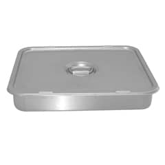 Öztiryakiler Press-Embossed Tray, With Lid, 0.80 mm, Without Handle, 35x40x5 cm - Öztiryakiler
