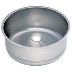 Round Sink, 38x18 Size, 1 mm Thickness - Öztiryakiler