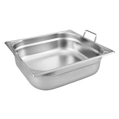 Öztiryakiler Saplı Köşe Desenli Gastronom Küvet, 20 cm, Gn 1/2 - Öztiryakiler