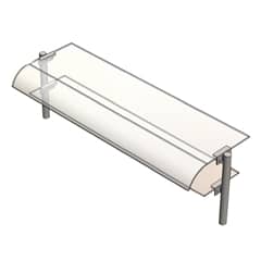 Service Shelf, Double Row, 190x30 cm - Öztiryakiler