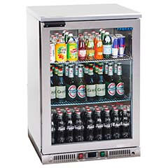 Öztiryakiler Single Door Bottle Cooler, Bar Refrigerator, Stainless - Öztiryakiler