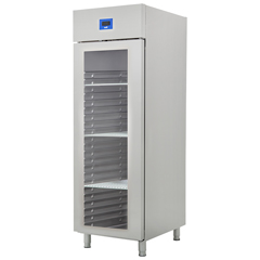 Öztiryakiler Single Glass Door Upright Refrigerator, K Type, GN 600 NMV Model, 430 Quality - Öztiryakiler