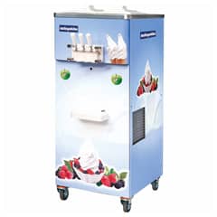Öztiryakiler Three-Arm Ice Cream and Frozen Yogurt Machine, Pump, Mixer, 2x11 lt - Öztiryakiler