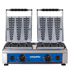 Öztiryakiler WF 25 02 Çubuklu Waffle Makinesi, İkili - Öztiryakiler