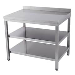 Work Table with Intermediate Shelves 120x60 cm - Öztiryakiler