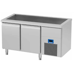 Öztiryakiler Worktop Refrigerator with Doors TAG 27NTV T1, 142x70x85 Cm - Öztiryakiler