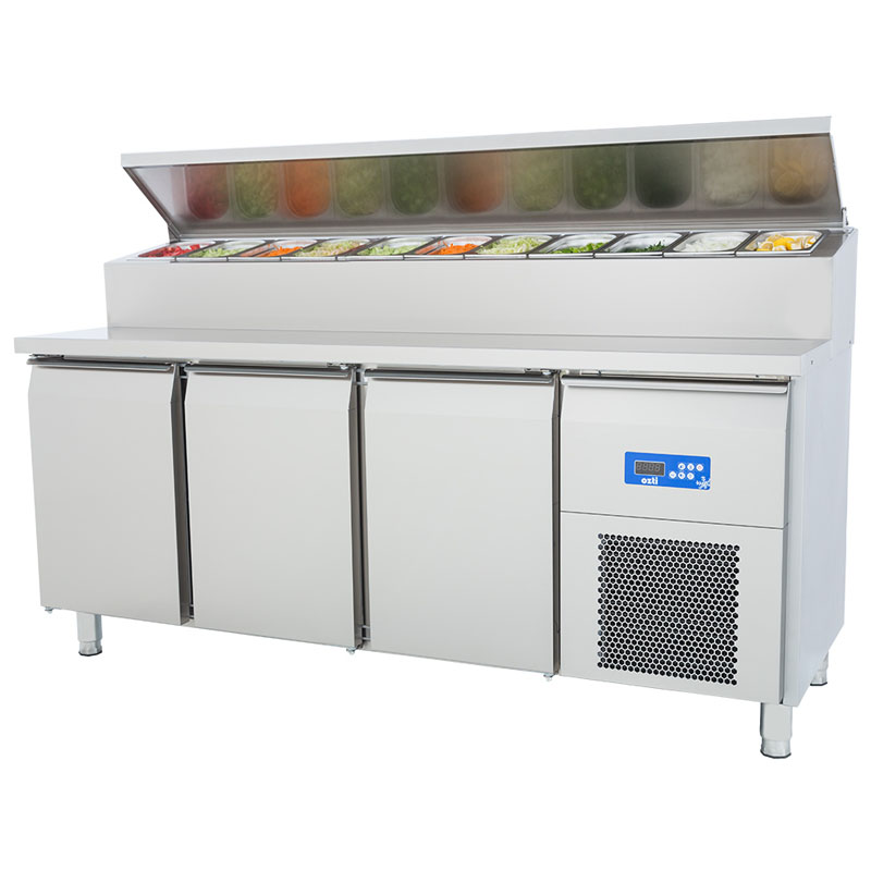 Öztiryakiler Worktop Type, Pizza Preparation Unit Refrigerator TAG 37NTV.S - 1