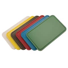 Öztiryakiler Yuvarlak Köşeli Oluklu Yeşil Polyethylene Cutting Board, 50x30x2 cm - GNÇ