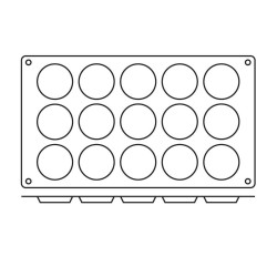 Paderno 16 15'li Silikon Kalıp, 17,5x30 cm - Paderno