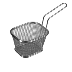 Patates Kızartma Sunum Sepeti, Mini, 10x8,5x6,5 cm - MUTBEX