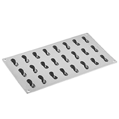 Pavoni GG014S Fıstık Silikon Kalıp, 30x17,5 cm - 1