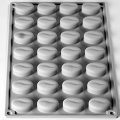 Pavoni GG066 Mini Coffee Silikon Kalıp, 30x17,5 cm - 1
