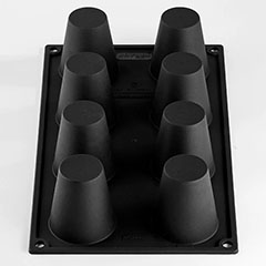 Pavoni MUG PX3222S Silikon Kalıp, 8li - Beysa