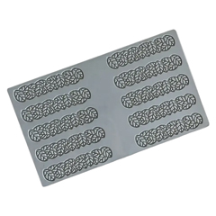 Pavoni Pr003 Leaves 3 Silikon Mat - Pavoni