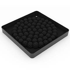 Pavoni TOP24 Raven Silikon Kalıp, 19x19x 23 cm - Pavoni