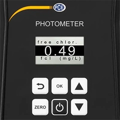 PCE CP10 Fotometre, Alkalinite, Klor, Siyanürik Asit, pH Ölçer - 3