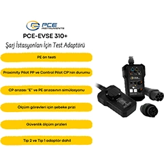 PCE EVSE 310 EVSE Adaptörü, Şarj İstasyonları İçin Tip 2 Test Adaptörü - 3