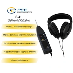 PCE S41 Elektronik Stetoskop, Makine Bakım ve Arıza Tespiti - 2