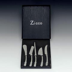 Zicco Peynir Bıçağı Seti, 5'li - Zicco