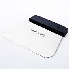 Pirge Creme Geniş Ağızlı Hamur Kazıyıcı, 19 cm, Siyah - Pirge