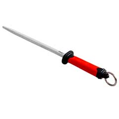 Pirge Duo Round Sharpener No 10, 25 cm, Red - 1