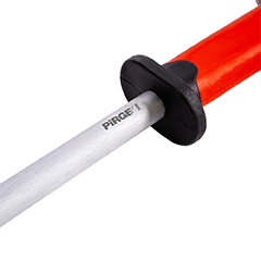Pirge Duo Round Sharpener No 10, 25 cm, Red - 2