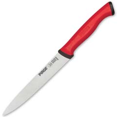 Pirge Duo Vegetable Knife Pointed 12 cm, Red - Pirge