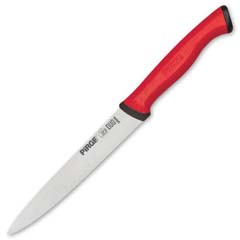 Pirge Duo Vegetable Knife Pointed 12 cm, Yellow - Pirge