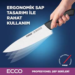 Pirge Ecco Chef's Knife, 19 cm, Red - 4
