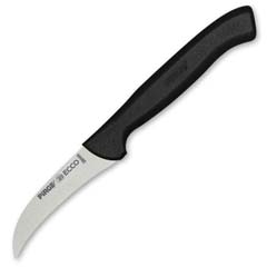 Pirge Ecco Curved Vegetable Knife, 7.5 cm, Black - Pirge