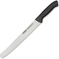 Pirge Ecco Pro Bread Knife, Serrated, 22.5 cm, Black - Pirge