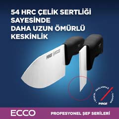 Pirge Ecco Şef Bıçağı, 19 cm, Kırmızı - Thumbnail