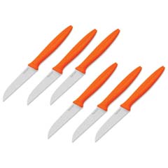 Pirge Pure Line Meyve Bıçağı Seti, 6 adet x 9 cm, Turuncu - Pirge