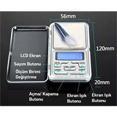 Pocket MH 500 Kapaklı Cep Terazisi - 4