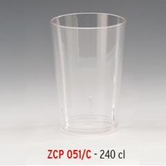 Zicco Polikarbon Bardak, 240 cl, Şeffaf - Zicco