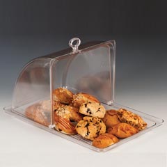 Zicco Polikarbon Fanus, Roll Top Kapaklı, 27x42x24 cm (ZCP.418+ZCP.054.P) - Zicco