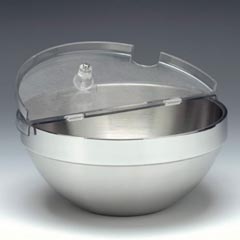 Zicco Polikarbon Kapaklı Çelik Kase, Çift Cidarlı, 23x11 cm - Zicco