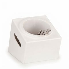 Zicco Polikarbon Kaşık Çatal Standı, Tekli, 16,5x18x15 cm, Beyaz - Zicco