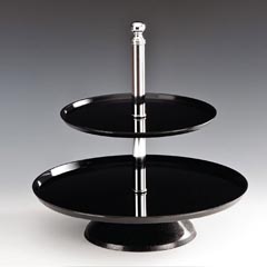 Zicco Polikarbon Pasta Meyve Teşhir Standı, 2 Katlı, 25x35x37 cm, Şeffaf - 3