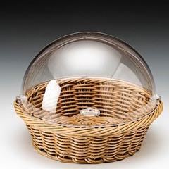 Zicco Polikarbon Roll Top Kapaklı Sepet, 35x10 cm - Zicco