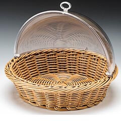 Zicco Polikarbon Roll Top Kapaklı Sepet, 41x11 cm - Zicco