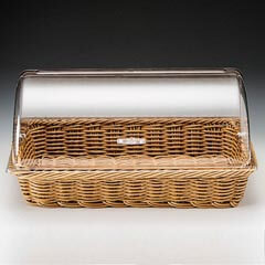 Zicco Polikarbon Roll Top Kapaklı Sepet, 55x35x10 cm - Zicco