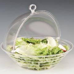 Zicco Polikarbon Roltop Kapaklı Fanus, 41 cm (ZCP.188+ZCP.421) - Zicco