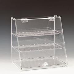 Zicco Polikarbon Tepsili Teşhir Standı, 3 Katlı,25x34x34 cm - Zicco