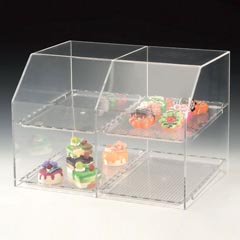 Zicco Polikarbon Tepsili Teşhir Standı, 47x33x33 cm - Zicco