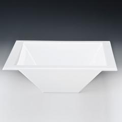 Zicco Polikarbon Teşhir Kasesi, 44,5x44,5x15,5 cm, Şeffaf - 1