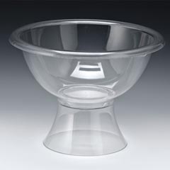 Zicco Polikarbon Teşhir Kasesi, Ayaklı, 35 cm, Şeffaf - 1