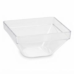 Zicco Polycarbonate Bowl, Square, 22x22x11 cm, Transparent - Zicco 