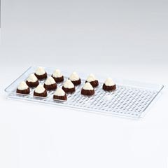 Zicco Polycarbonate Chocolate Display Tray, 15x30 cm - Zicco