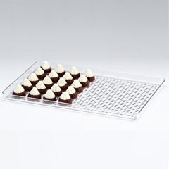 Zicco Polycarbonate Chocolate Display Tray, 20x30 cm - Zicco